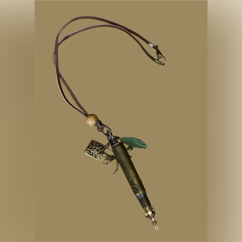 Repurposed Ammo Recycled Reimagined Shell Cartridge Case Jewelry Handmade